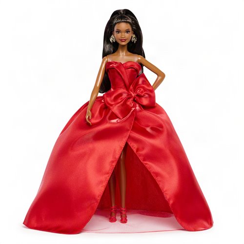 Barbie 2026 Holiday Barbie Doll with Dark Brown Hair