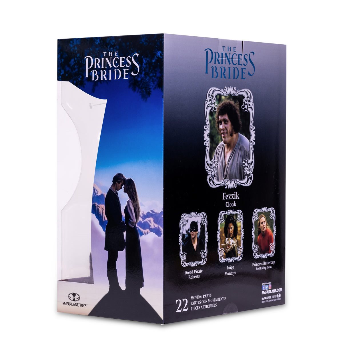 The Princess Bride Fezzik With Cloak Mega Action Figure, 22 Punti Di Articolazione, Con Mantello E Base