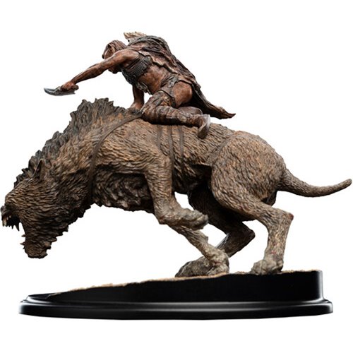 The Lord of the Rings Trilogy Sharku on Warg Miniature Polystone Statue