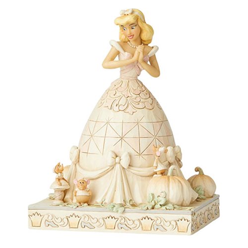 Disney Traditions Cinderella White Woodland Cinderella Darling Dreamer by Jim Shore Statue
