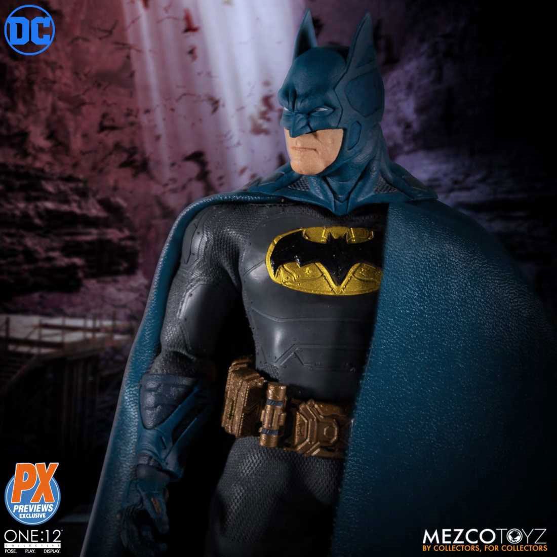 Mezco DC Supreme Knight Batman Blue Collective Action Figure for sale online 