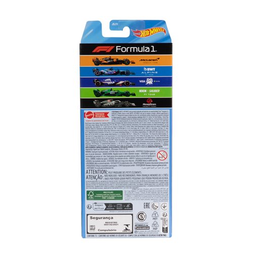 Hot Wheels Formula 1 Die-Cast Vehicles 5-Pack