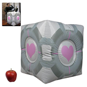 Portal 2 Companion Cube Inflatable Ottoman