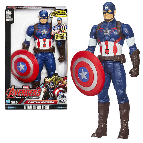 Avengers: Age of Ultron Titan Hero Tech Interactive Electronic Captain America Action Figure