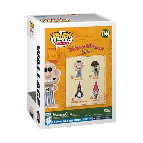 Wallace and Gromit Wallace in Pajamas Funko Pop! Vinyl Figure