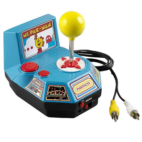 TV Plug N Play Jakks Pacific Namco Mrs Pac Man 5 In 1 Electronic TV Games 
