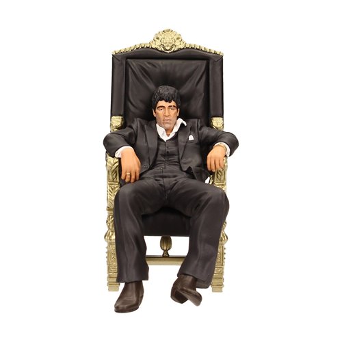Scarface Tony Montana on the Throne Movie Icons 7-Inch Statue