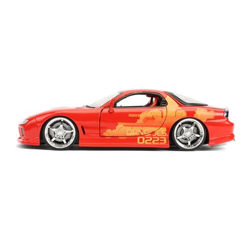 Fast and Furious Orange Julius's Mazda RX-7 1:24 Scale Die-Cast Metal Vehicle