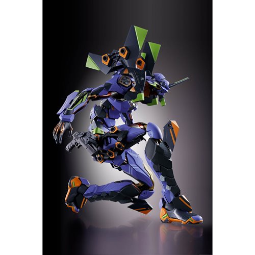 Evangelion Test Type-01 30th Anniversary with Spear Gaius Metal Build Action Figure