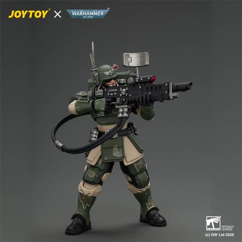 Joy Toy Warhammer 40,000 Astra Militarum Kasrkin 3 with Hot-Shot Lasgun Action Figure