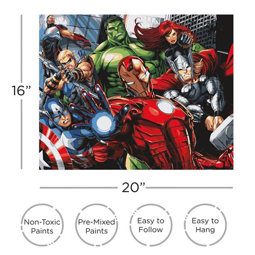Avengers Art by Numbers
