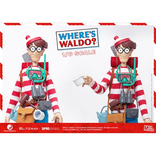 Where's Waldo? Waldo Megahero Series 1:6 Scale Action Figure