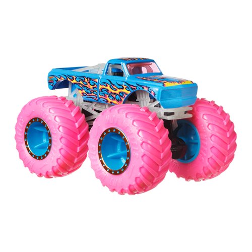 Hot Wheels Glow-In-The-Dark Truck and Car 1:64 Scale Multipack Set