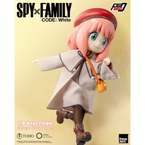 Spy x Family Code: White Anya Forger Winter Costume Version FigZero 1:6 Scale Action Figure