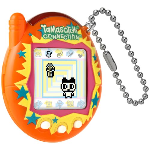Tamagotchi Connection Orange Burst Digital Pet