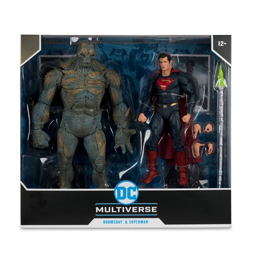 DC Multiverse Doomsday Megafig and Superman Batman v Superman: Dawn of Justice 7-Inch Scale Action F