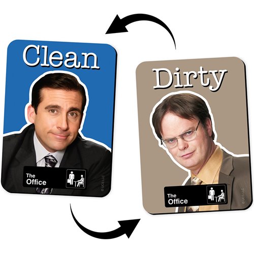Double Sided “Clean/Dirty” Dishwasher Magnet. The Office