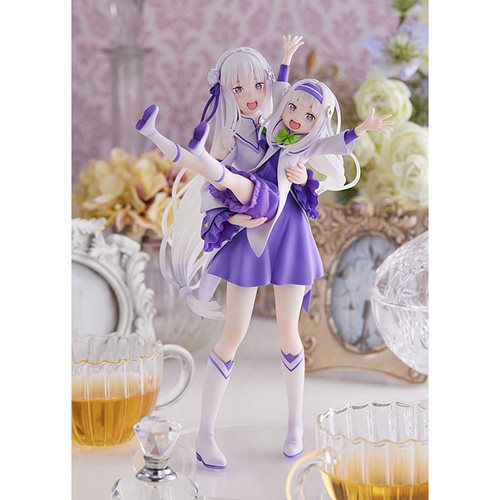 Re:Zero Starting Life in Another World Emilia & Childhood Emilia S-Fire 1:7 Scale Statue
