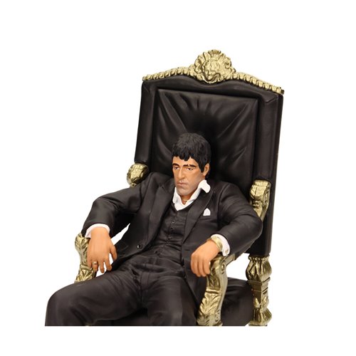 Scarface Tony Montana on the Throne Movie Icons 7-Inch Statue