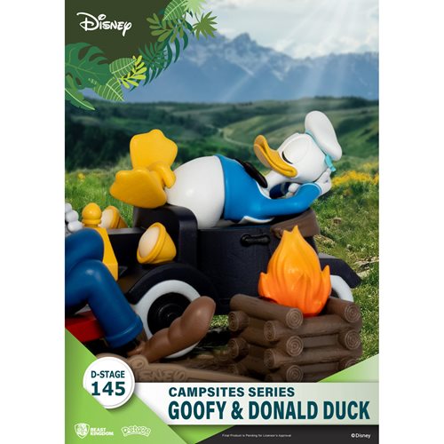 Disney Campsites Series Goofy and Donald Duck DS-145 D-Stage Statue
