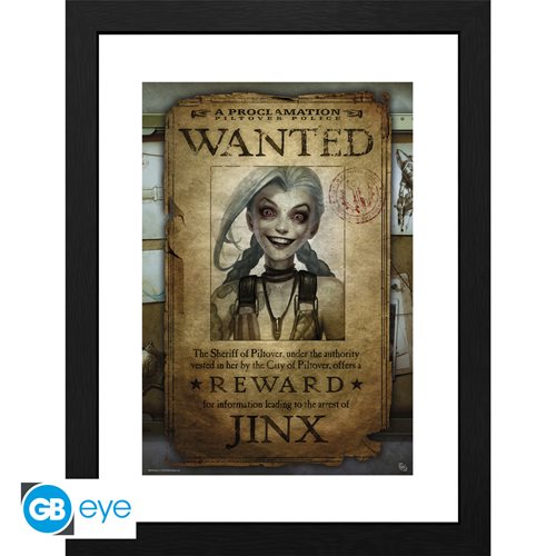 League of Legends Jink Wanted Framed Print