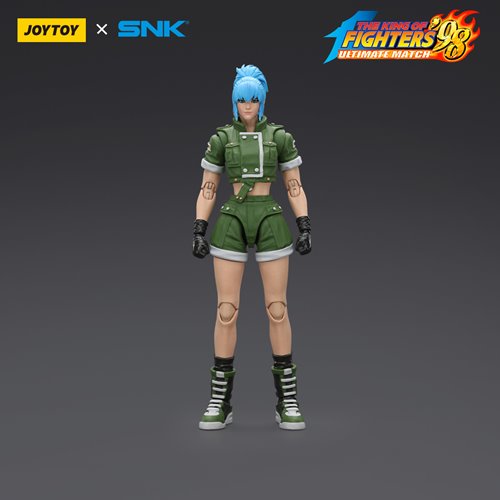 Joy Toy King of Fighters '98 Ultimate Match Ikari Warriors Team Leona Heidern 1:18 Scale Action Figu