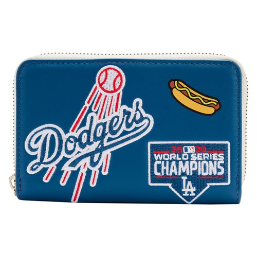 MLB Los Angeles Dodgers Patches Zip-Around Wallet