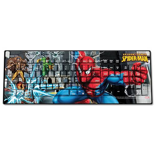 Spiderman Villains Wired USB Keyboard