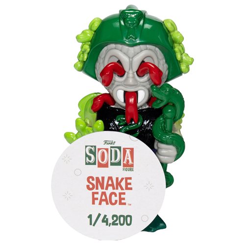 Masters of the Universe Snake Face Vinyl Funko Soda Figure - 2021 Convention Exclusive