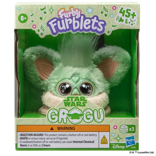 Star Wars The Mandalorian and Grogu Furby Furblets Grogu Collectible Electronic Plush Toy