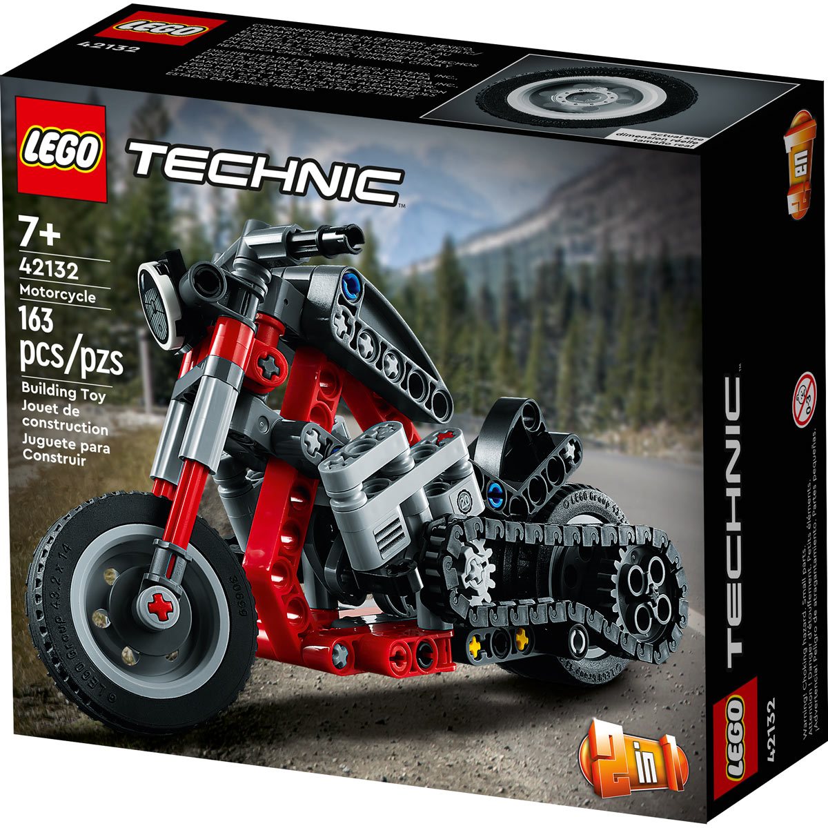 LEGO 42132 - LEGO TECHNIC MOTORCYCLE - BRAND NEW AND SEALED 5702017117096  on eBid United States