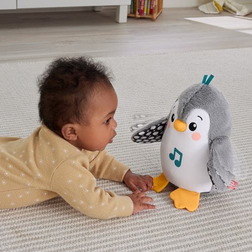 Fisher-Price Flap and Wobble Penguin Musical Plush Toy