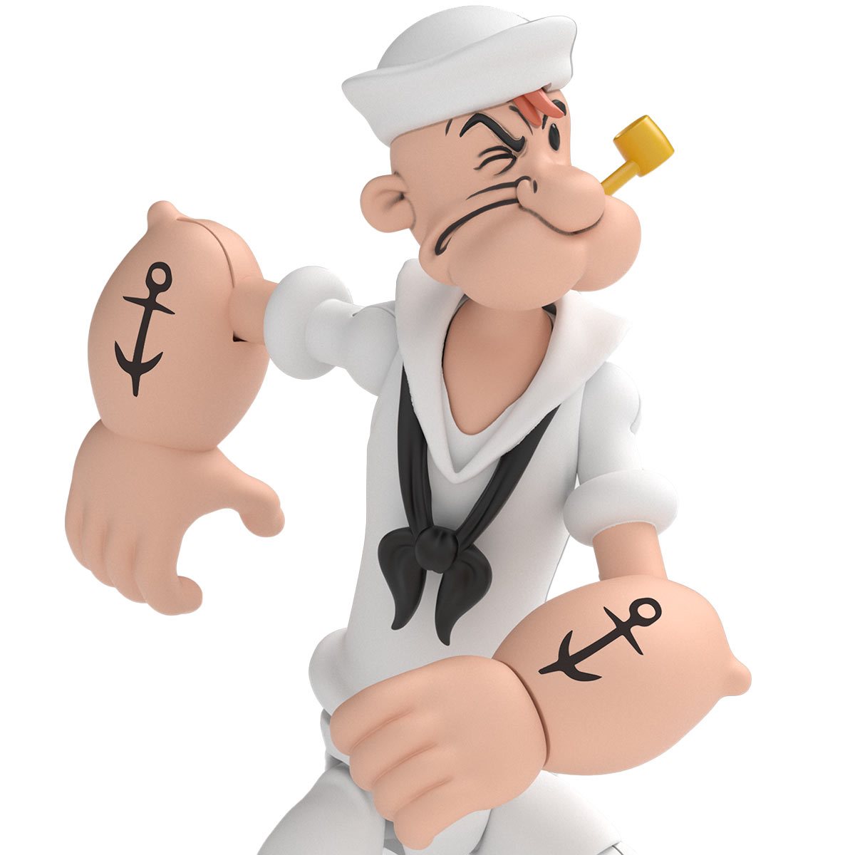 1:12　White　Classics　Popeye　Sailor　Action　Figure　Suit　Wave　Popeye　Scale