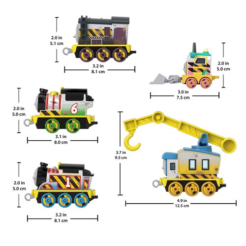 Thomas & Friends Construction Crew Die-Cast Metal Engine Vehicle Set