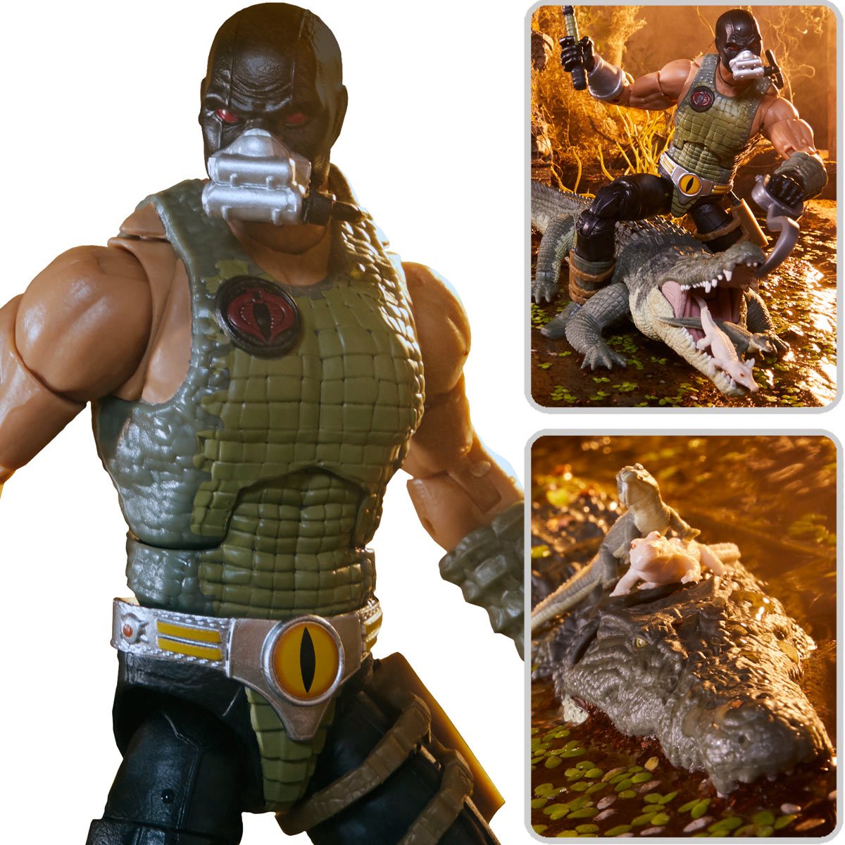 . Joe Classified Series Croc Master and Alligator 6-Inch Action Figures