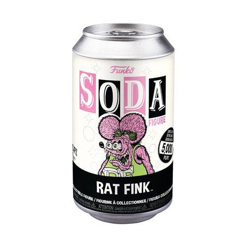 Rat Fink Neon Vinyl Soda Figure