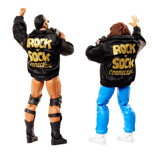 WWE Elite Collection Rock and Mankind Action Figure 2-Pack