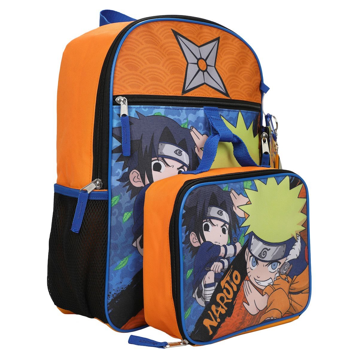 Bioworld Naruto 16 Large Backpack with Lunch Bag