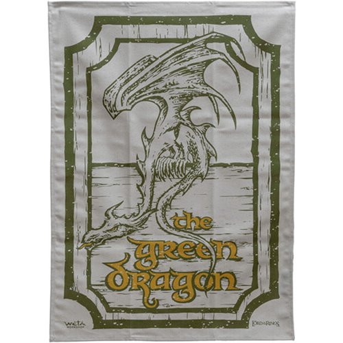 The Lord of the Rings Trilogy Green Dragon and Prancing Pony Tea Towel 2-Pack