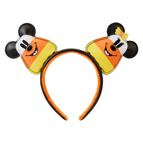 Disney Halloween Candy Corn Mickey and Minnie Mouse Ears Headband