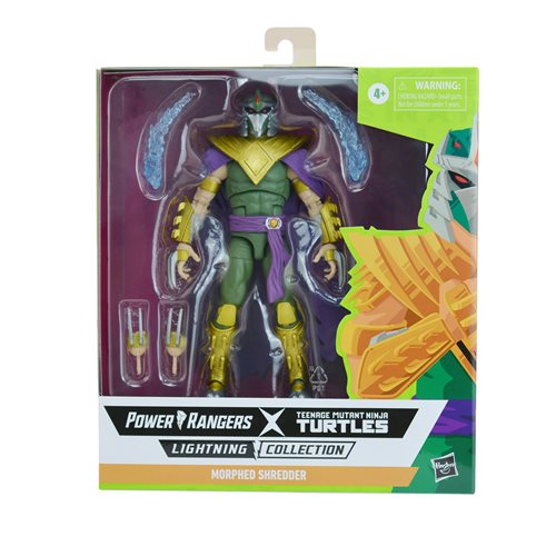Power Rangers X Teenage Mutant Ninja Turtles Lightning Collection Morphed Shredder Green Ranger Acti