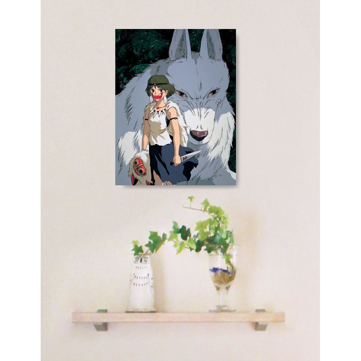 Princess Mononoke Moro and San Artboard Canvas Style 366-Piece