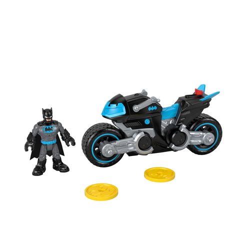 DC Super Friends Imaginext Bat-Tech Batcycle Vehicle Playset
