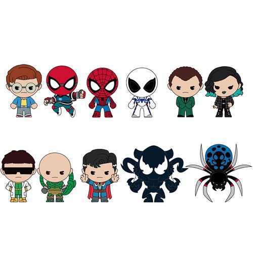 Your Friendly Neighborhood Spider-Man 3D Foam Bag Clip Random 6-Pack