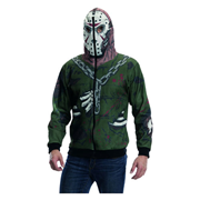 Friday the 13th Jason Voorhees Zip-Up Hooded Costume
