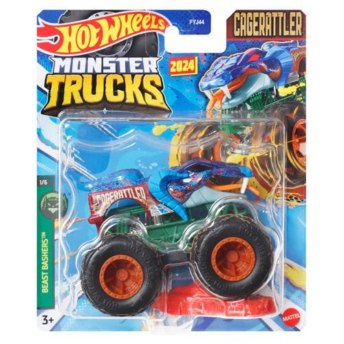 Hot Wheels Monster Trucks 1:64 Scale Vehicle 2024 Mix 1 Case of 8
