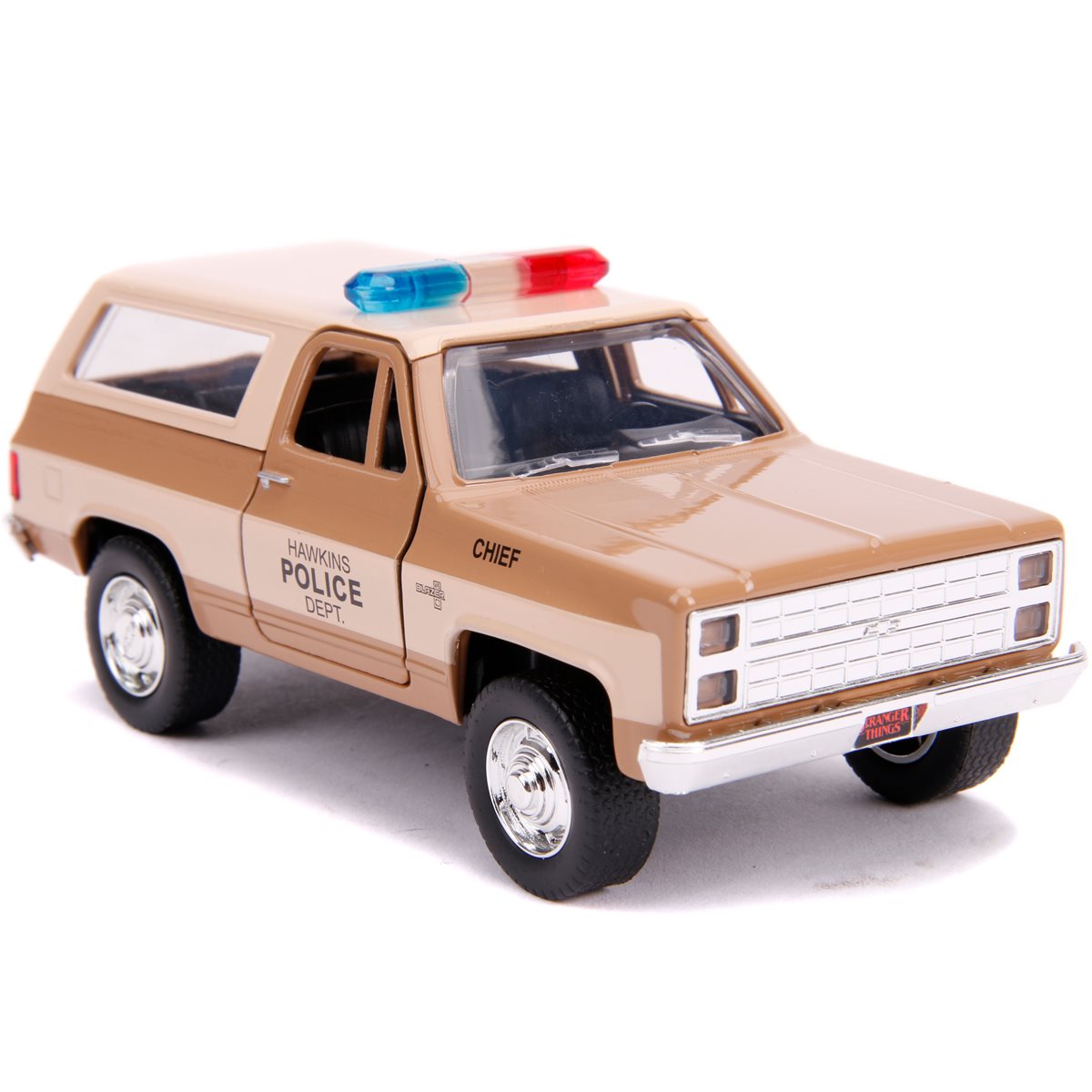 STRANGER THINGS Hollywood Rides Hopper's 1980 Chevy K5 Blazer Die-cast Toy SUV 