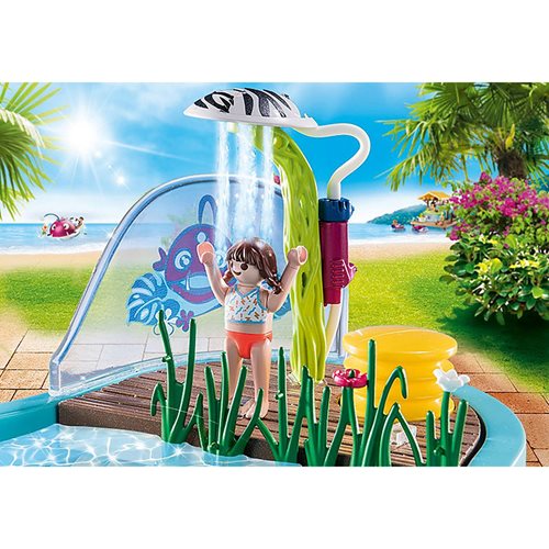 Playmobil 70610 Small Pool with Water Sprayer Playset