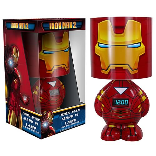 Iron Man 2 Lamp Clock and MP3 Dock