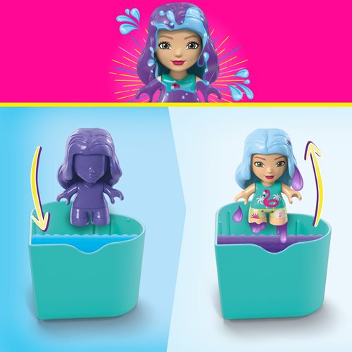 Barbie Mega Construx Color Reveal Micro-Doll Case of 6